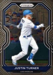 2021 Panini Prizm Base Set Justin Turner #5 card