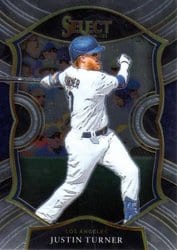 2021 Panini Select Base Set Justin Turner #49 card