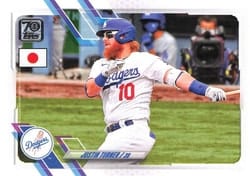 2021 Topps Japan Edition Base Set Justin Turner #43 card