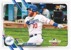 2021 Topps Opening Day Base Set Justin Turner #44 card
