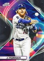 2022 Topps Cosmic Chrome Base Set Justin Turner #179 card