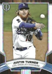 2022 Topps Tribute Base Set Justin Turner #57 card