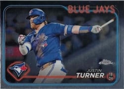 2024 Topps Chrome Base Set Justin Turner #248 card