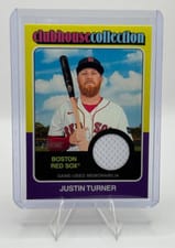 2024 Topps Heritage Clubhouse Collection Relic Justin Turner #CCR-JT card