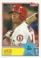 2018 Topps 1983 Topps Baseball 35th Anniversary All-Stars Justin Upton #83AS-30 card