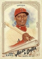 2018 Topps Allen & Ginter Base Set Justin Upton #62 card