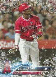 2018 Topps Holiday Base Set Justin Upton #HMW130 card