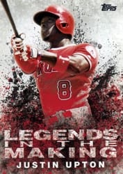 2018 Topps Update Legends in the Making Justin Upton #LITM-12 card