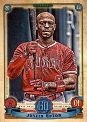 2019 Topps Gypsy Queen Base Set Justin Upton #36 card