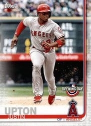 2019 Topps Opening Day Base Set Justin Upton #56 card