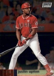 2020 Stadium Club Chrome Base Set Justin Upton #352 card