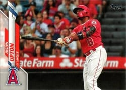 2020 Topps Base Set Justin Upton #391 card