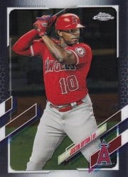 2021 Topps Chrome Base Set Justin Upton #201 card