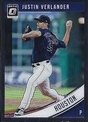 2018 Donruss Optic Base Set Justin Verlander #93 card