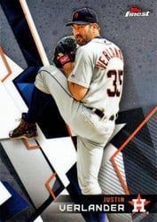 2018 Finest Base Set Justin Verlander #49 card