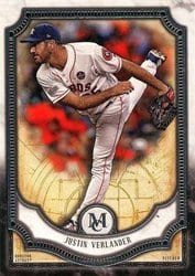 2018 Topps Museum Collection Base Set Justin Verlander #12 card