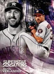 2018 Topps Superstar Sensations Justin Verlander #SSS-26 card