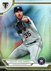 2018 Topps Triple Threads Base Set Justin Verlander #13 card
