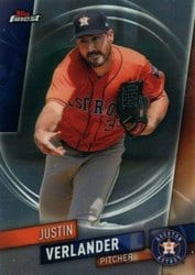 2019 Finest Base Set Justin Verlander #107 card