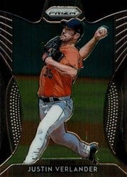 2019 Panini Prizm Base Set Justin Verlander #164 card