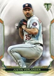 2019 Topps Triple Threads Base Set Justin Verlander #66 card