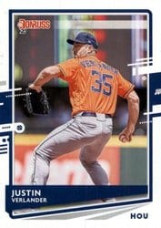 2020 Donruss Base Set Justin Verlander #157 card