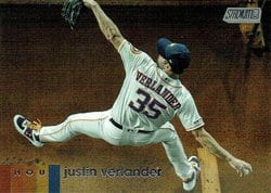 2020 Stadium Club Base Set Justin Verlander #227 card