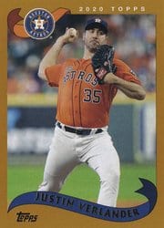 2020 Topps Archives Base Set Justin Verlander #288 card