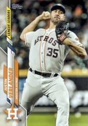2020 Topps Base Set Justin Verlander #232 card
