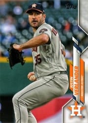 2020 Topps Base Set Justin Verlander #345 card