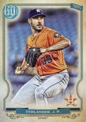 2020 Topps Gypsy Queen Base Set Justin Verlander #250 card