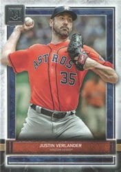2020 Topps Museum Collection Base Set Justin Verlander #39 card