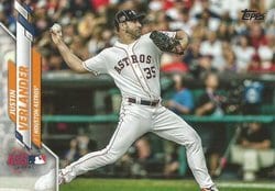 2020 Topps Update Base Set Justin Verlander #U-194 card