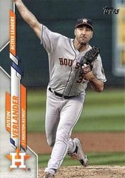 2020 Topps Update Base Set Justin Verlander #U-240 card