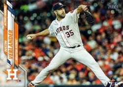 2020 Topps Update Base Set Justin Verlander #U-245 card