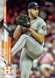 2020 Topps Update Base Set Justin Verlander #U-34 card