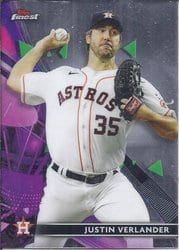 2021 Finest Base Set Justin Verlander #41 card