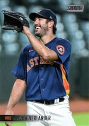 2021 Stadium Club Base Justin Verlander #85 card