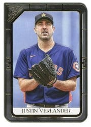 2021 Topps Gallery Base Set Justin Verlander #71 card