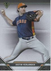 2021 Topps Triple Threads Base Set Justin Verlander #85 card