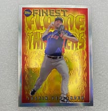 2022 Finest Flashbacks Flame Throwers Justin Verlander #FT-13 card