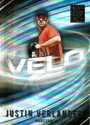 2022 Panini Capstone Velo Justin Verlander #V-7 card