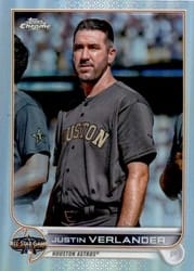 2022 Topps Chrome Update 2022 All-Star Game Justin Verlander #ASGC-45 card