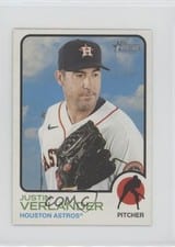 2022 Topps Heritage Mini Justin Verlander #105 card