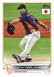 2022 Topps Japan Edition Base Set Justin Verlander #212 card