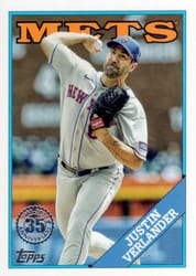 2023 Topps Update 1988 Topps Baseball Justin Verlander #88US-34 card