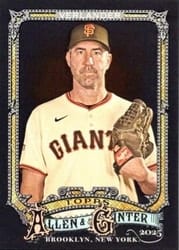 2025 Topps Allen & Ginter X Base Set Justin Verlander #66 card