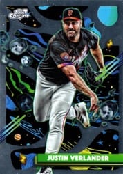 2025 Topps Cosmic Chrome Base Set Justin Verlander #66 card