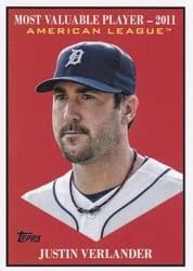 2025 Topps Update Most Valuable Justin Verlander #MV-19 card