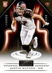 2018 Panini Playbook Base Set Justin Watson #185 card